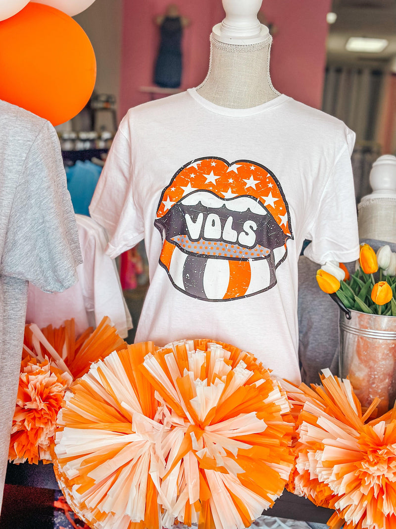 Vol Lips Tshirt White