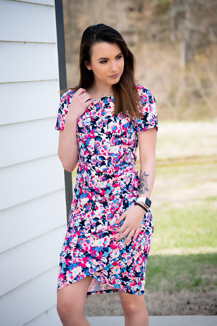 Star of the Show Dress- Navy - 512 Boutique